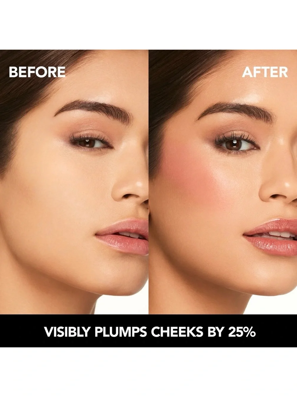 Buxom Coral Cheer Plump Shot Collagen Peptides Advanced Plumping Blush